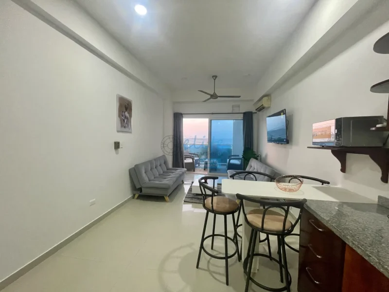 apartamento amoblado con sala amplia